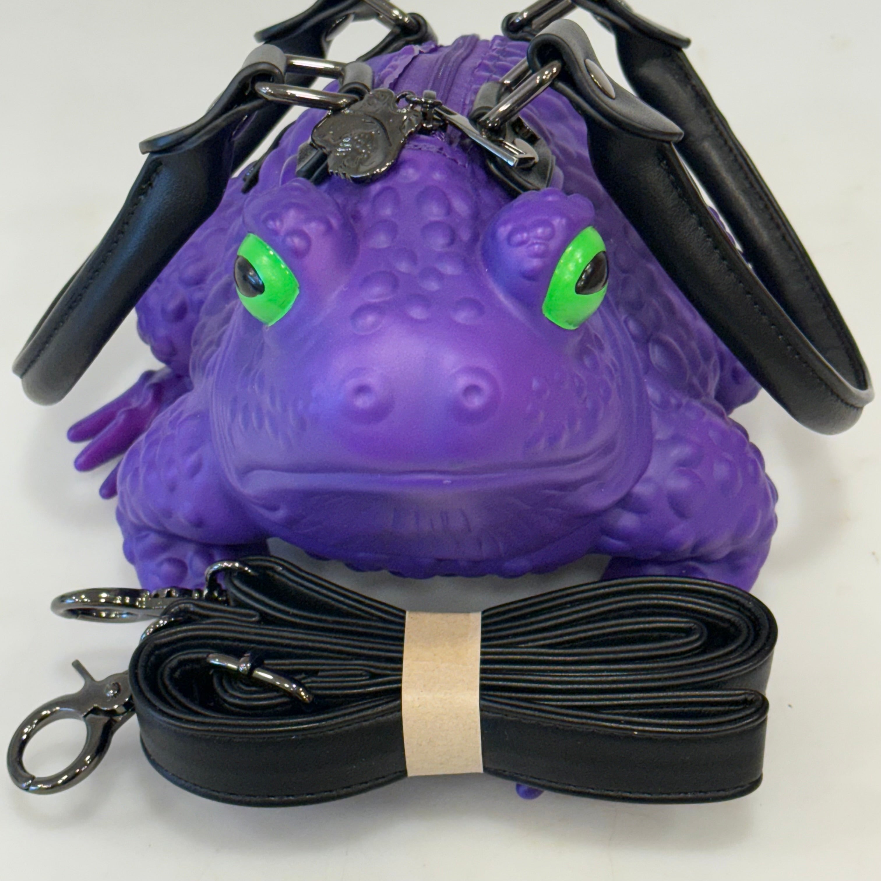 Dark Purple Toad Bag - Glow Eyes