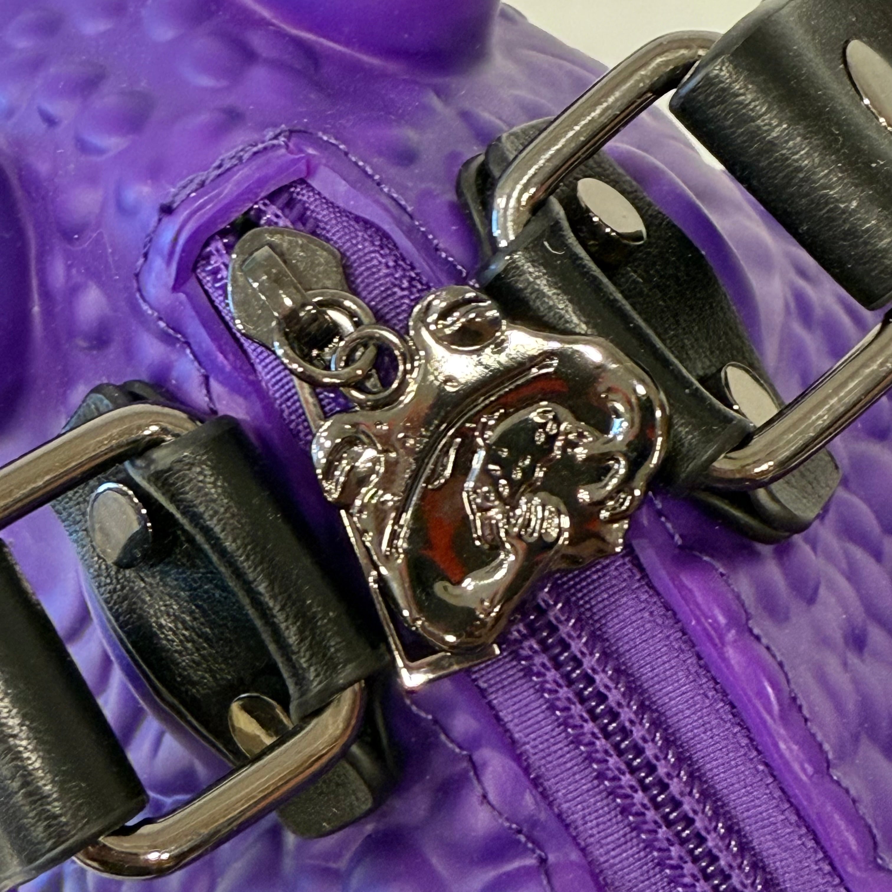 Dark Purple Toad Bag - Glow Eyes
