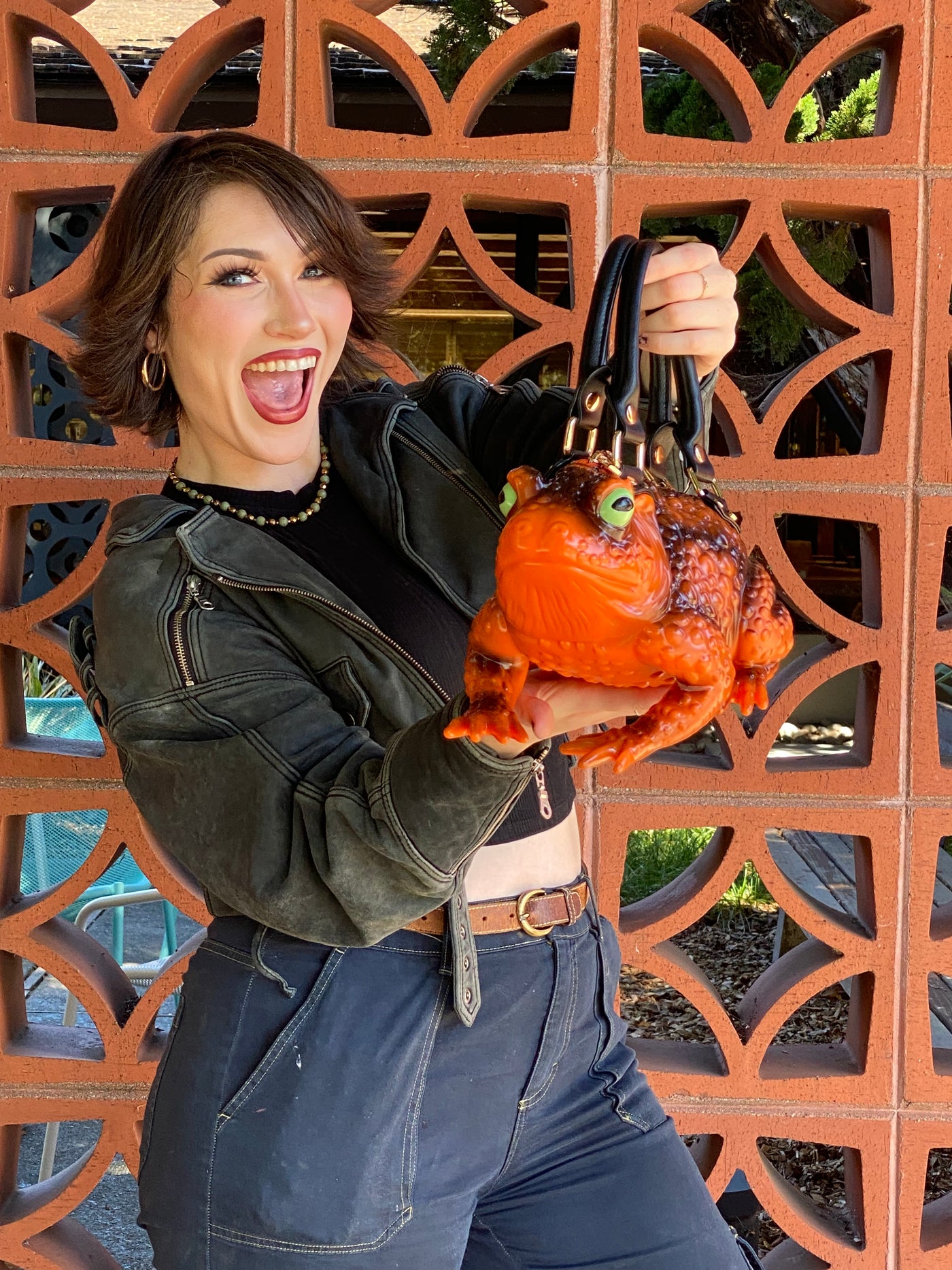 Orange Toad Bag