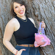 Sold Out! Sign Up For Restock Notifications! Pink Toad Bag
