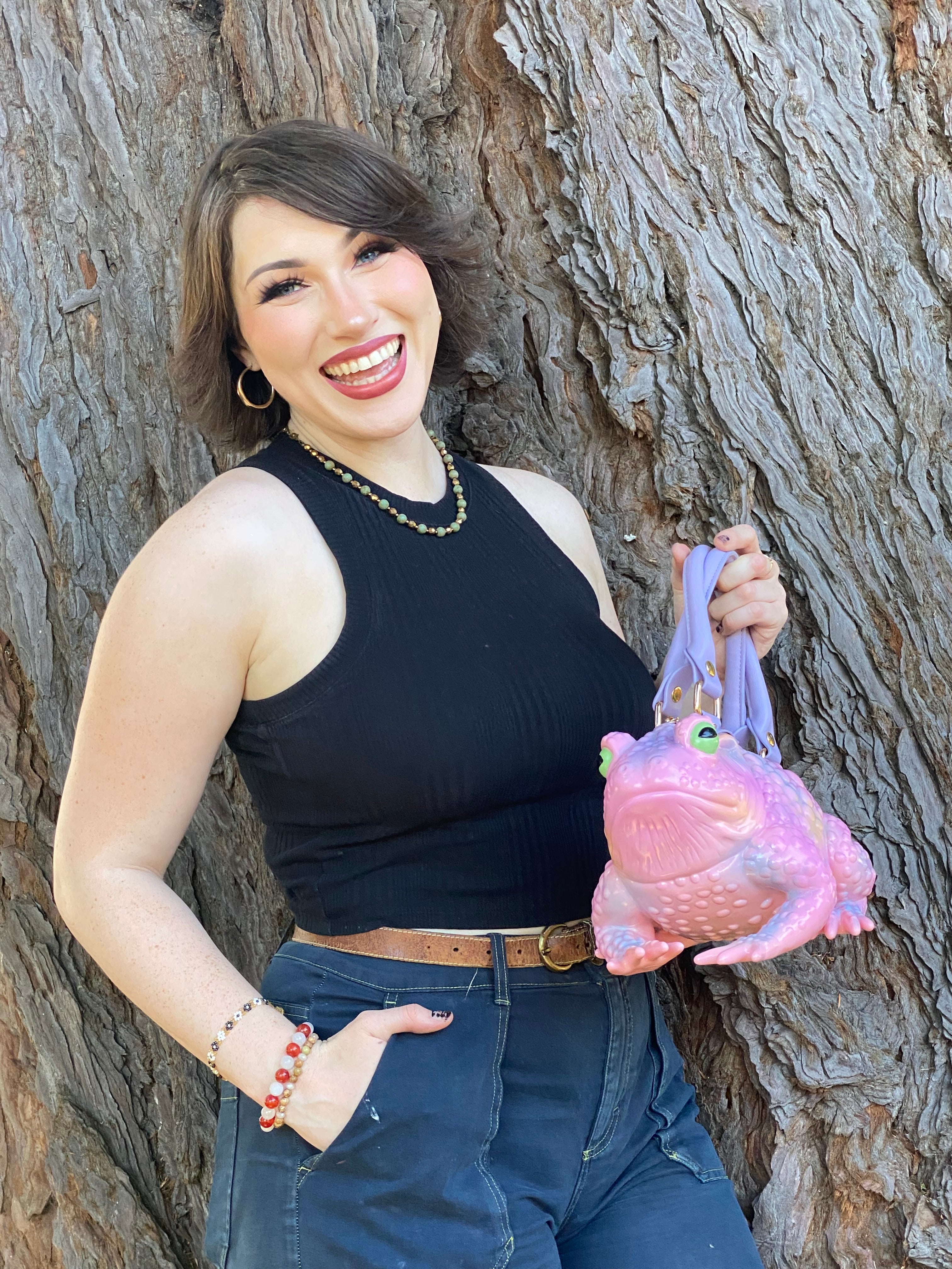 Sold Out! Sign Up For Restock Notifications! Pink Toad Bag