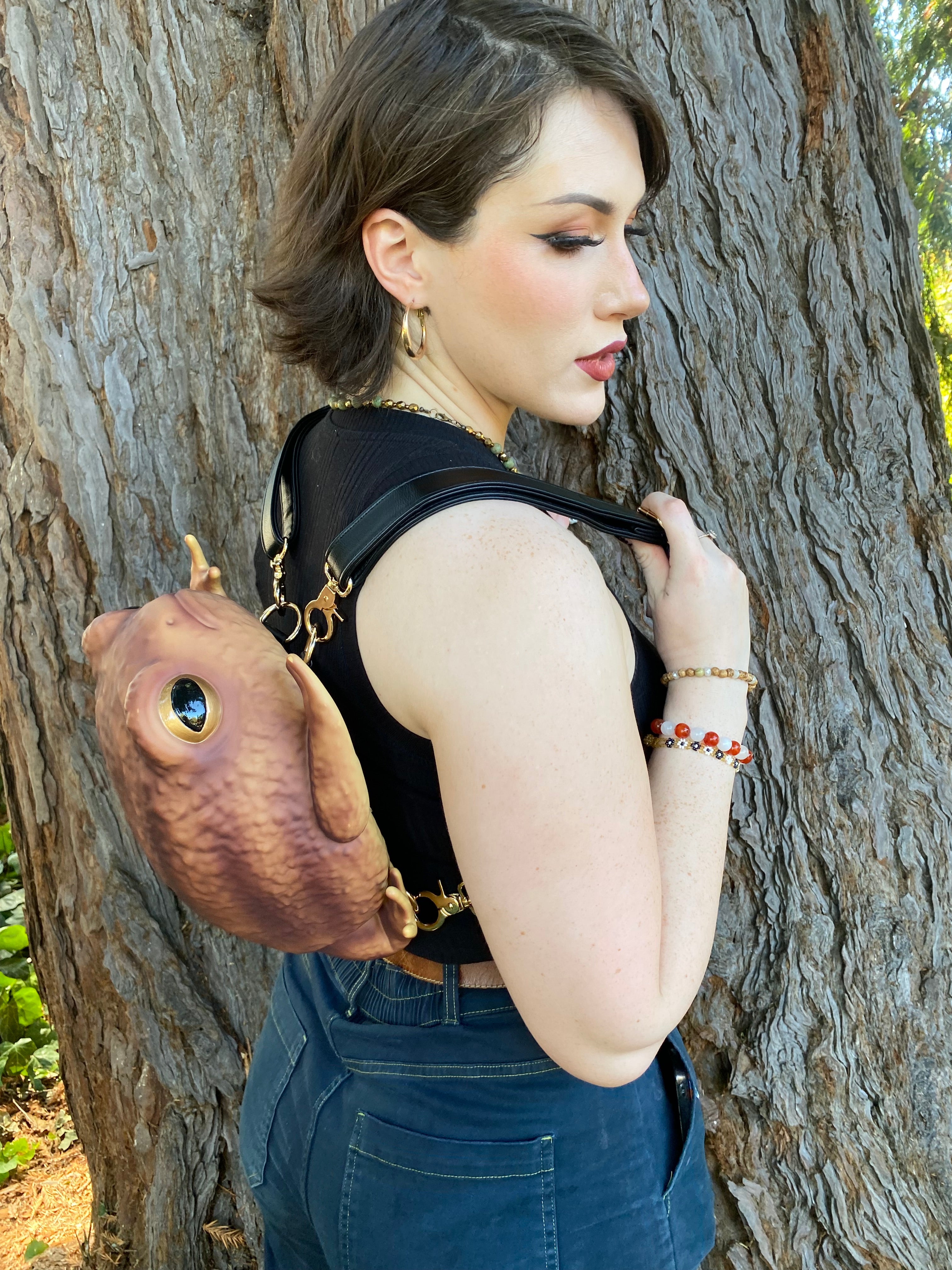 Brown Rain Frog Backpack