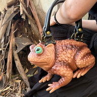 Tan Toad Bag
