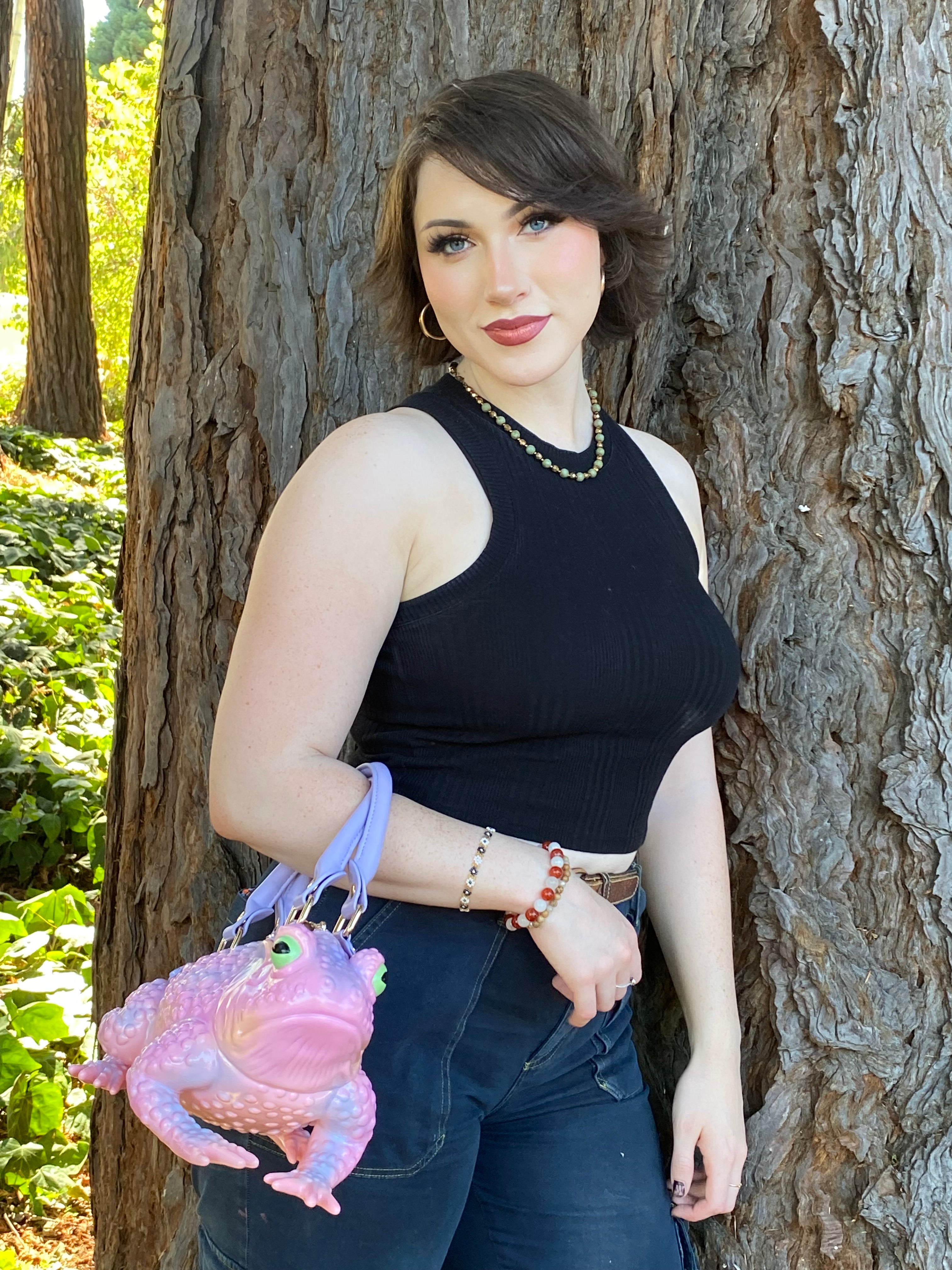 Sold Out! Sign Up For Restock Notifications! Pink Toad Bag