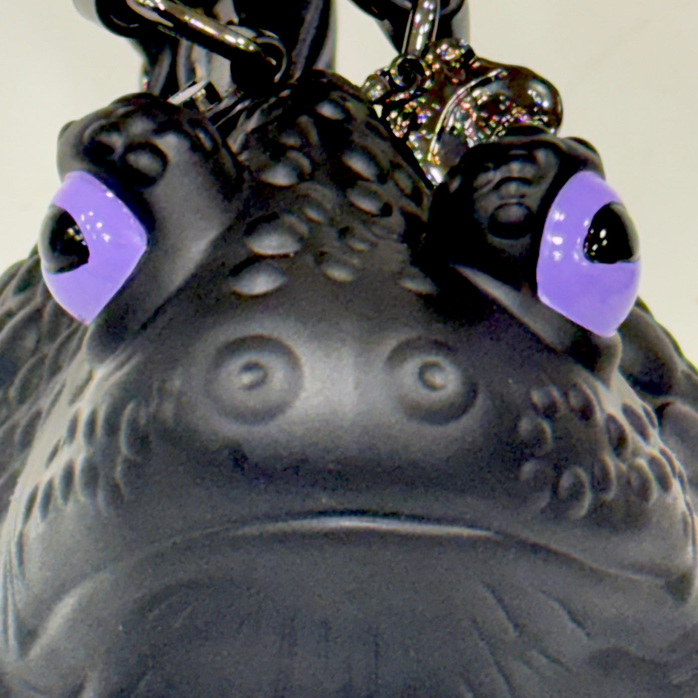 Black Toad Bag Purple Eyes