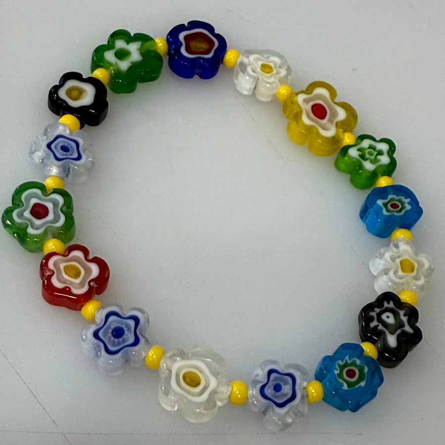 Flower Bead Necklace For Snail