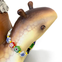Flower Bead Necklace For Snail