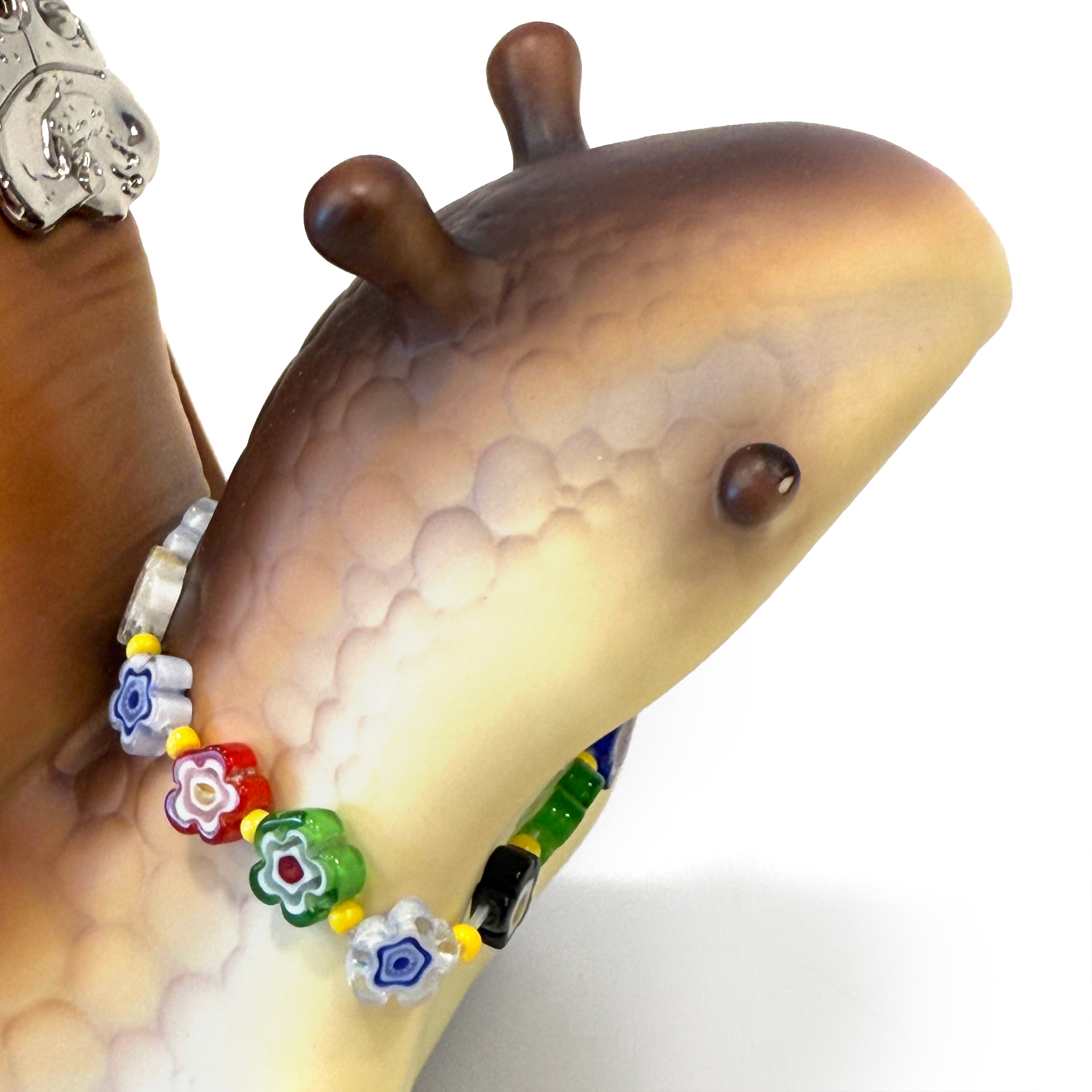 Flower Bead Necklace For Snail
