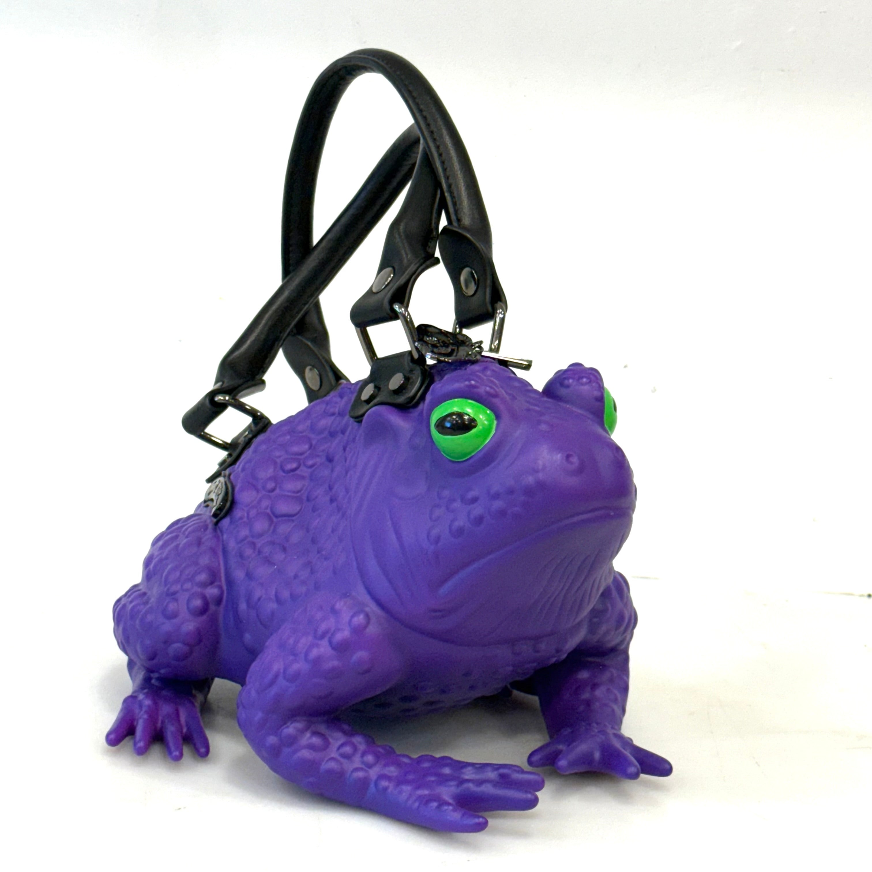 Dark Purple Toad Bag - Glow Eyes