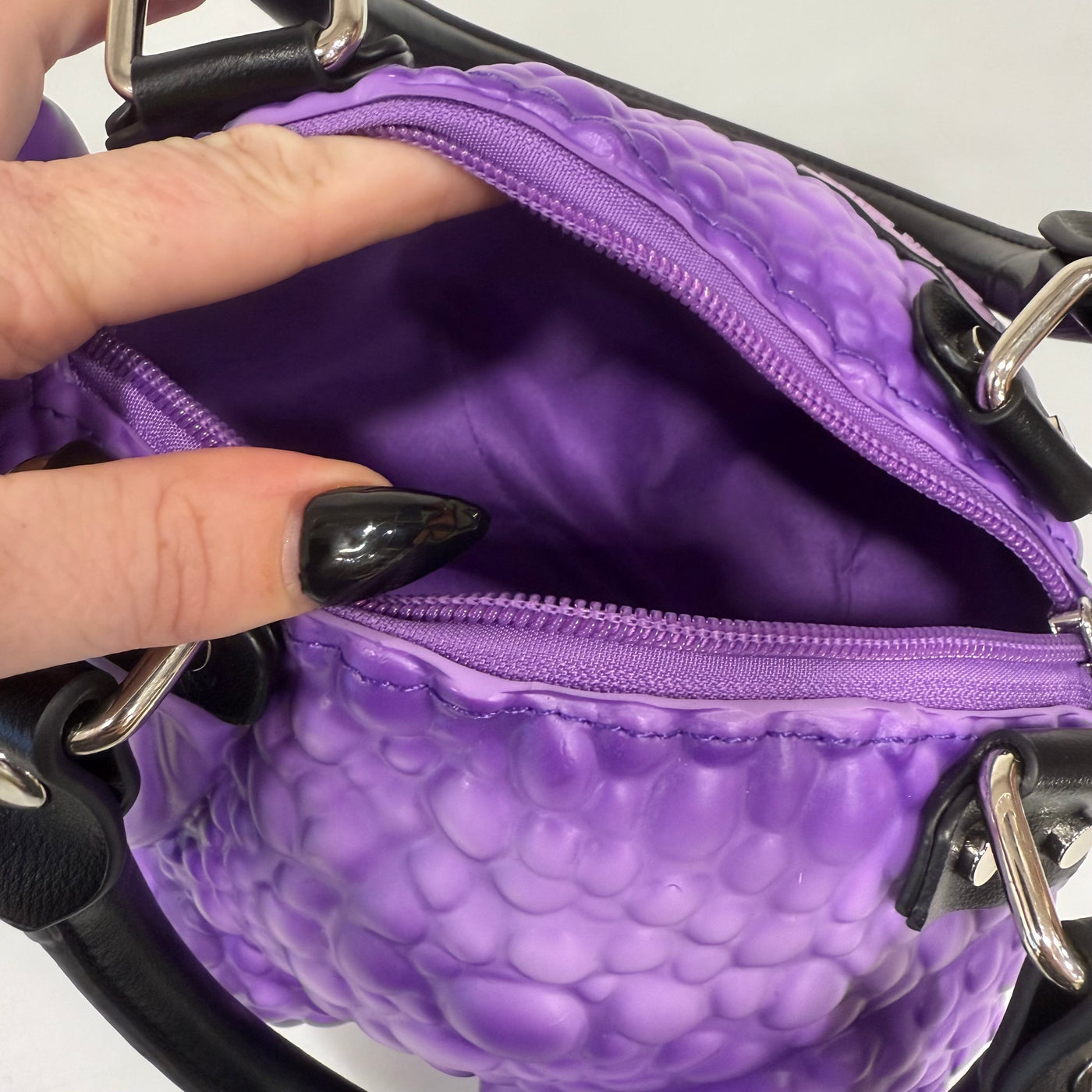 Lilac Toad Bag - Glow Eyes