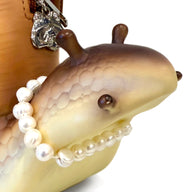 Small Pearl Necklace For Snail