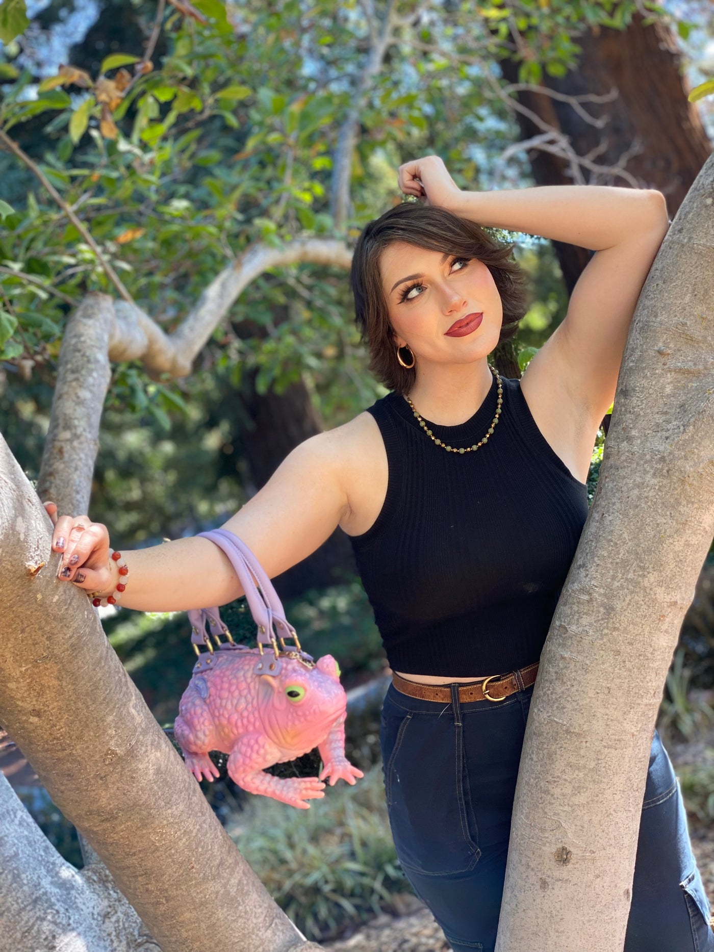Sold Out! Sign Up For Restock Notifications! Pink Toad Bag