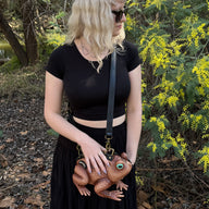 Tan Toad Bag