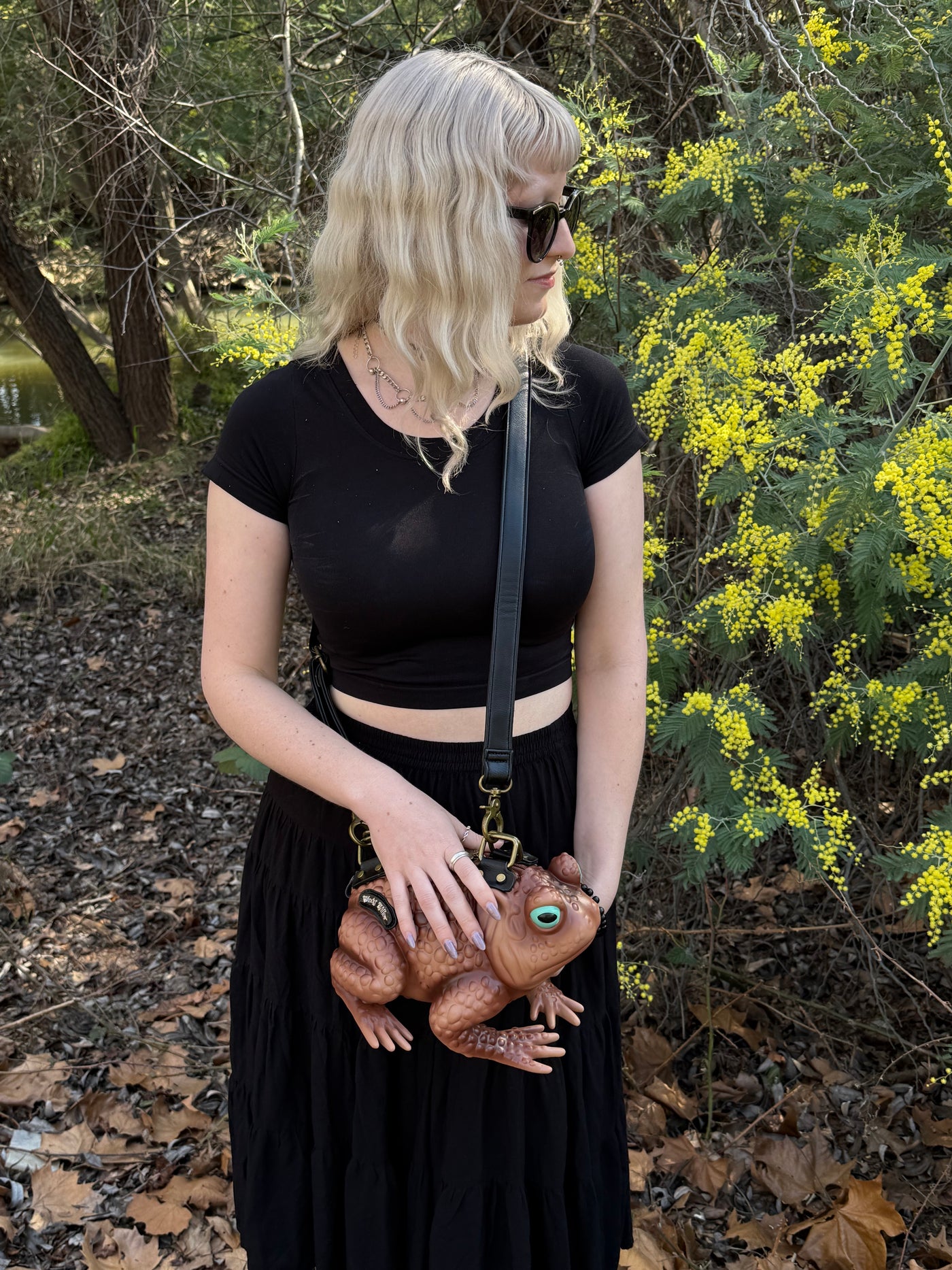 Tan Toad Bag