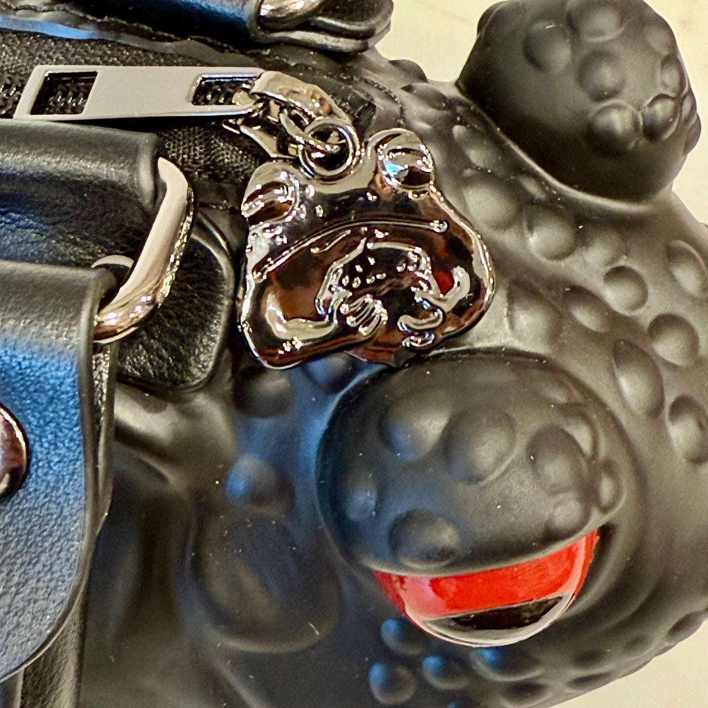 Black Toad Bag - Red Eyes Gunmetal Hardware