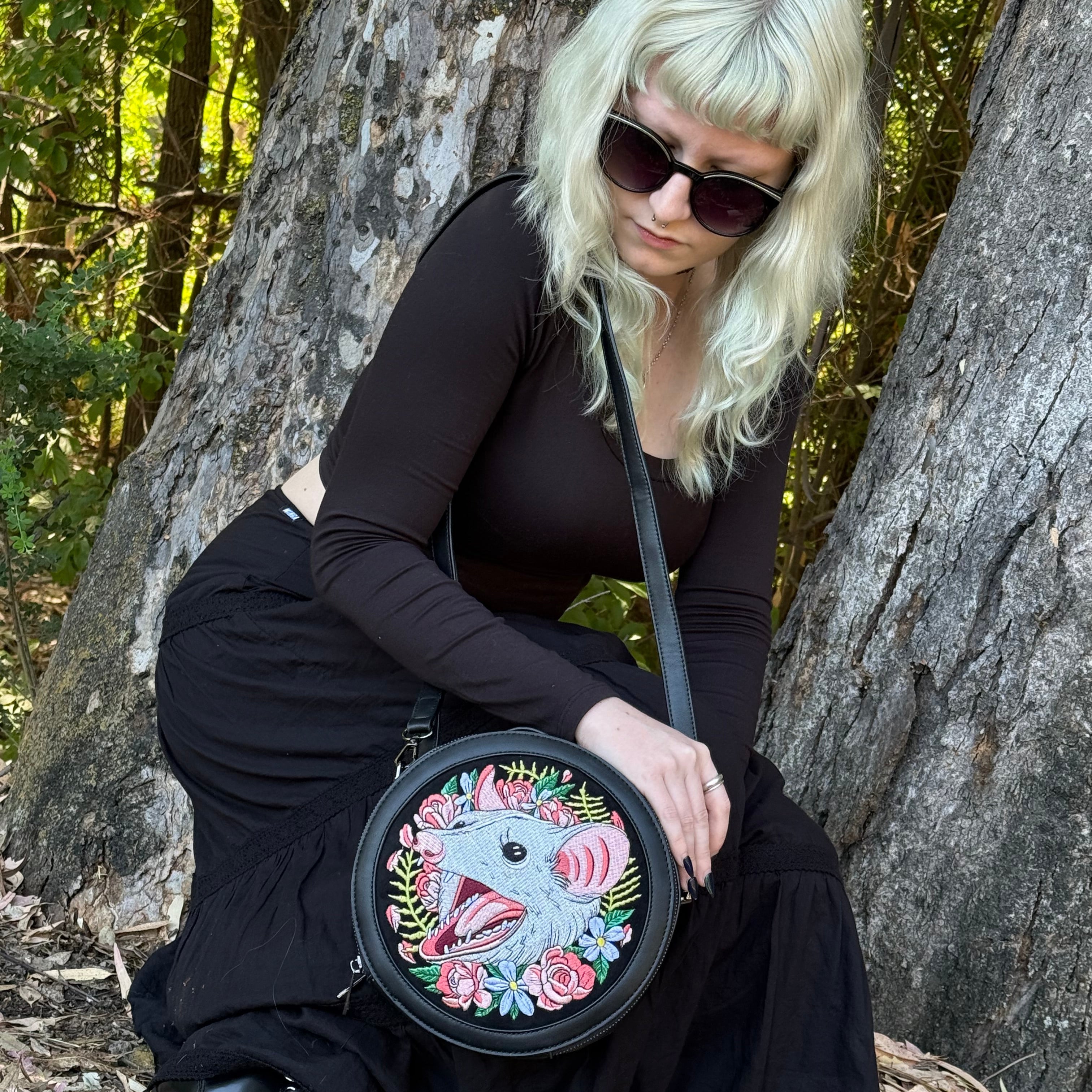 Opossum Black Bag