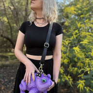 Lilac Toad Bag - Glow Eyes