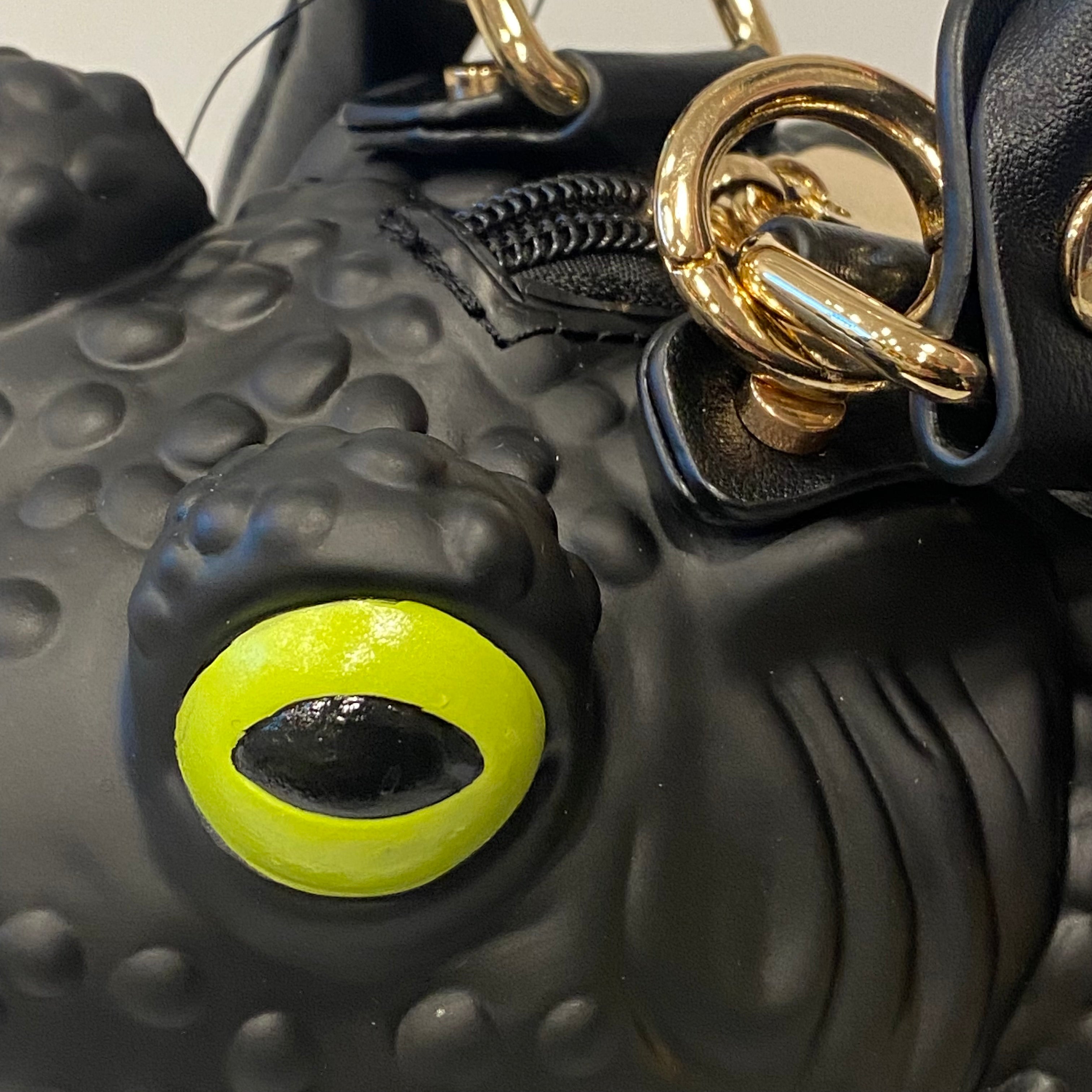 PREORDER Yellow Eyes Black Toad Bag