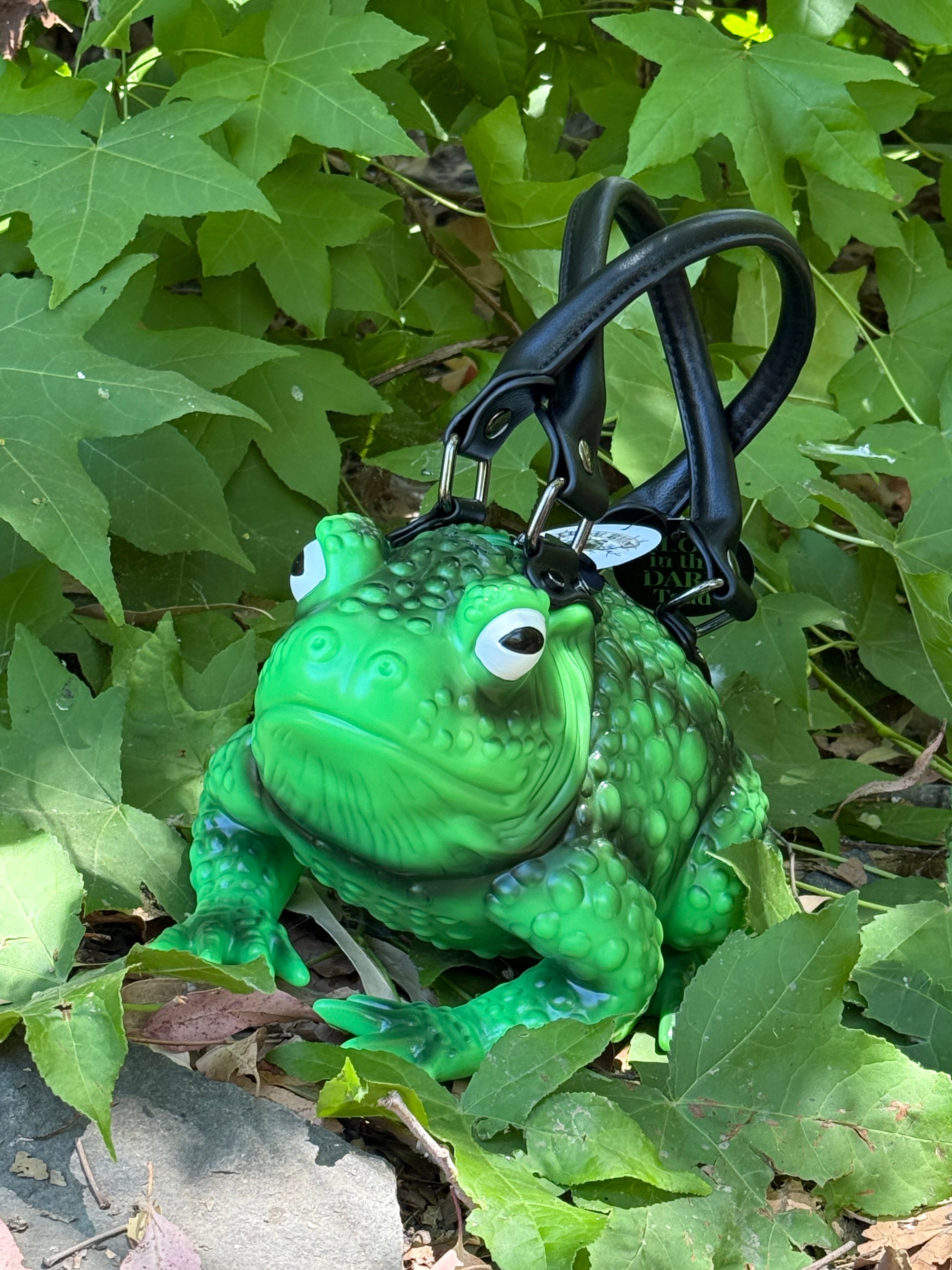 Green Glow in the Dark Toad Bag