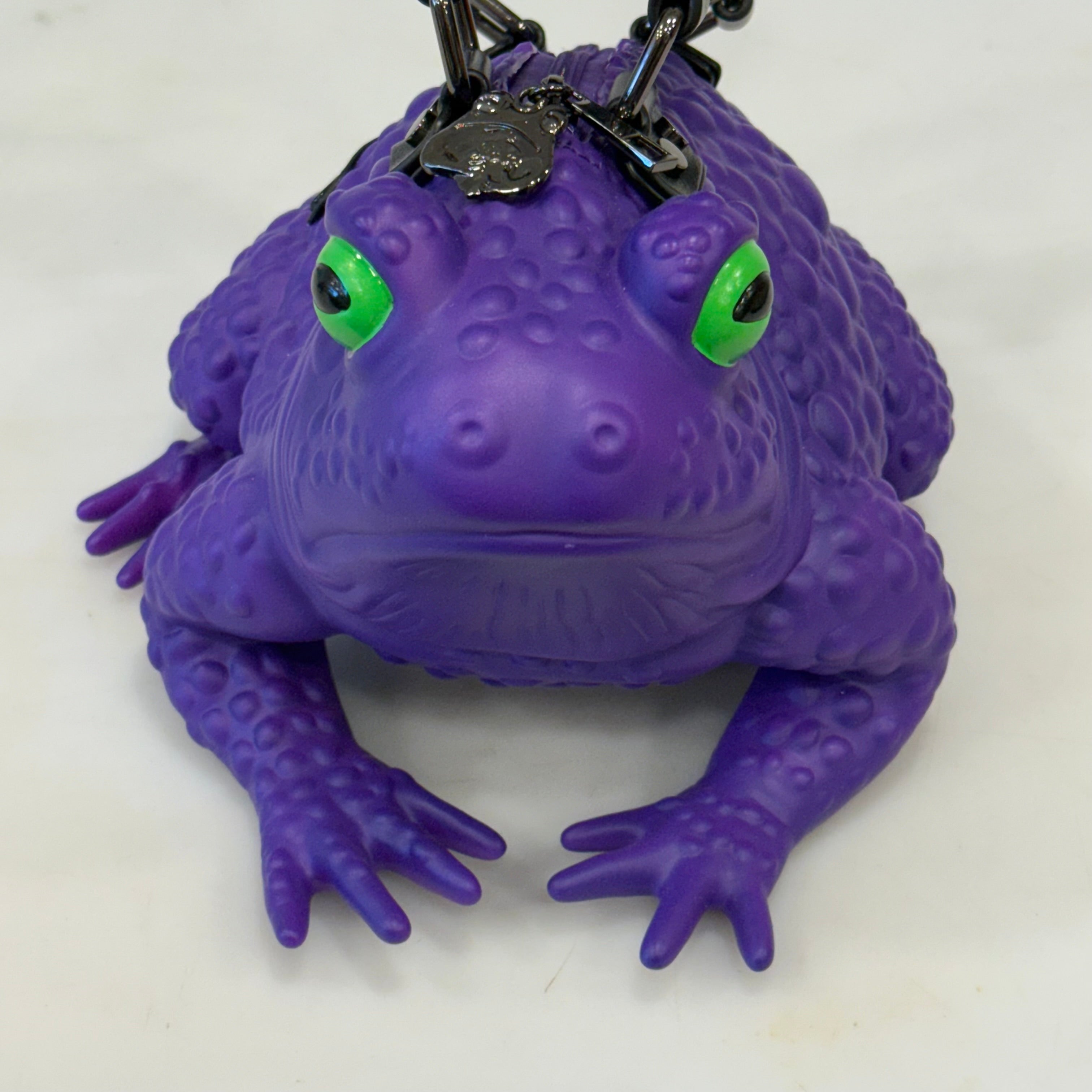 Dark Purple Toad Bag - Glow Eyes