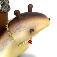 Mushroom Necklace For Snail