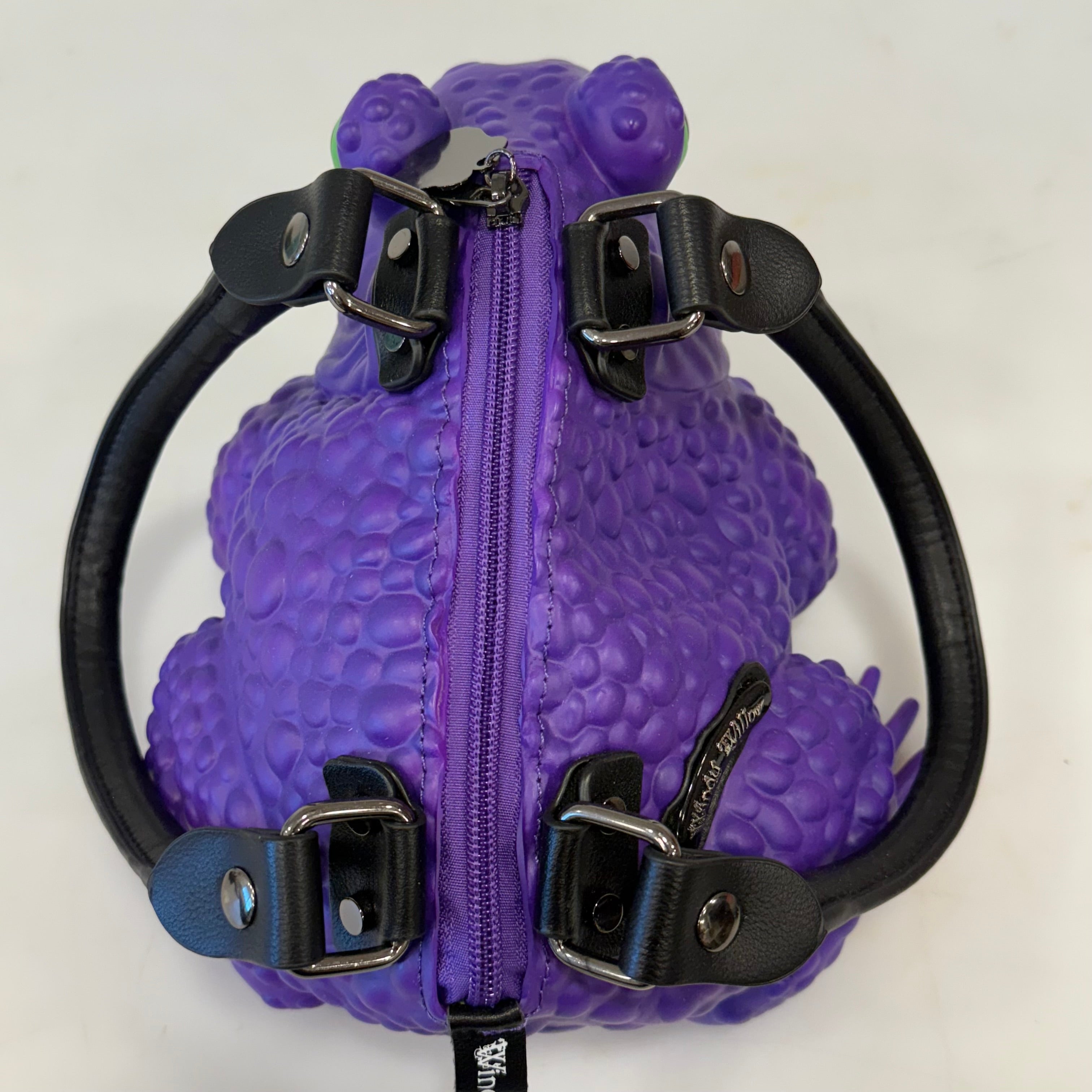 Dark Purple Toad Bag - Glow Eyes