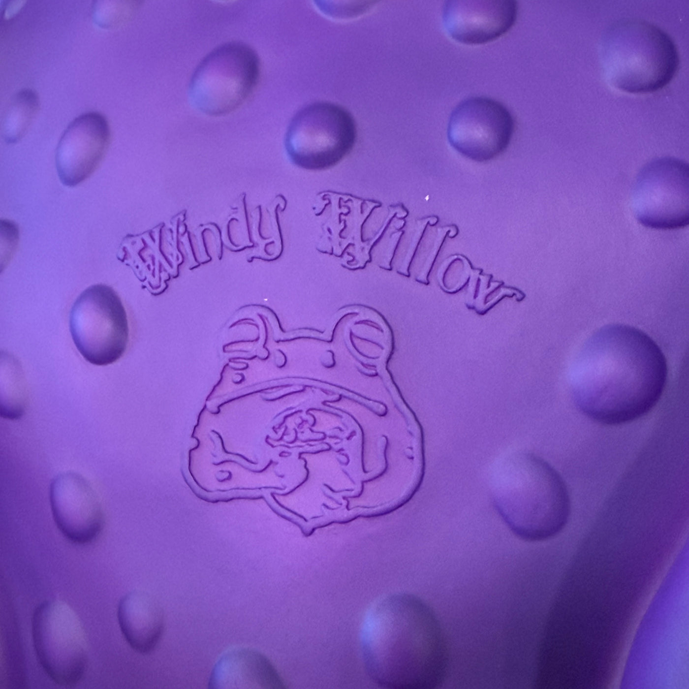 Dark Purple Toad Bag - Glow Eyes