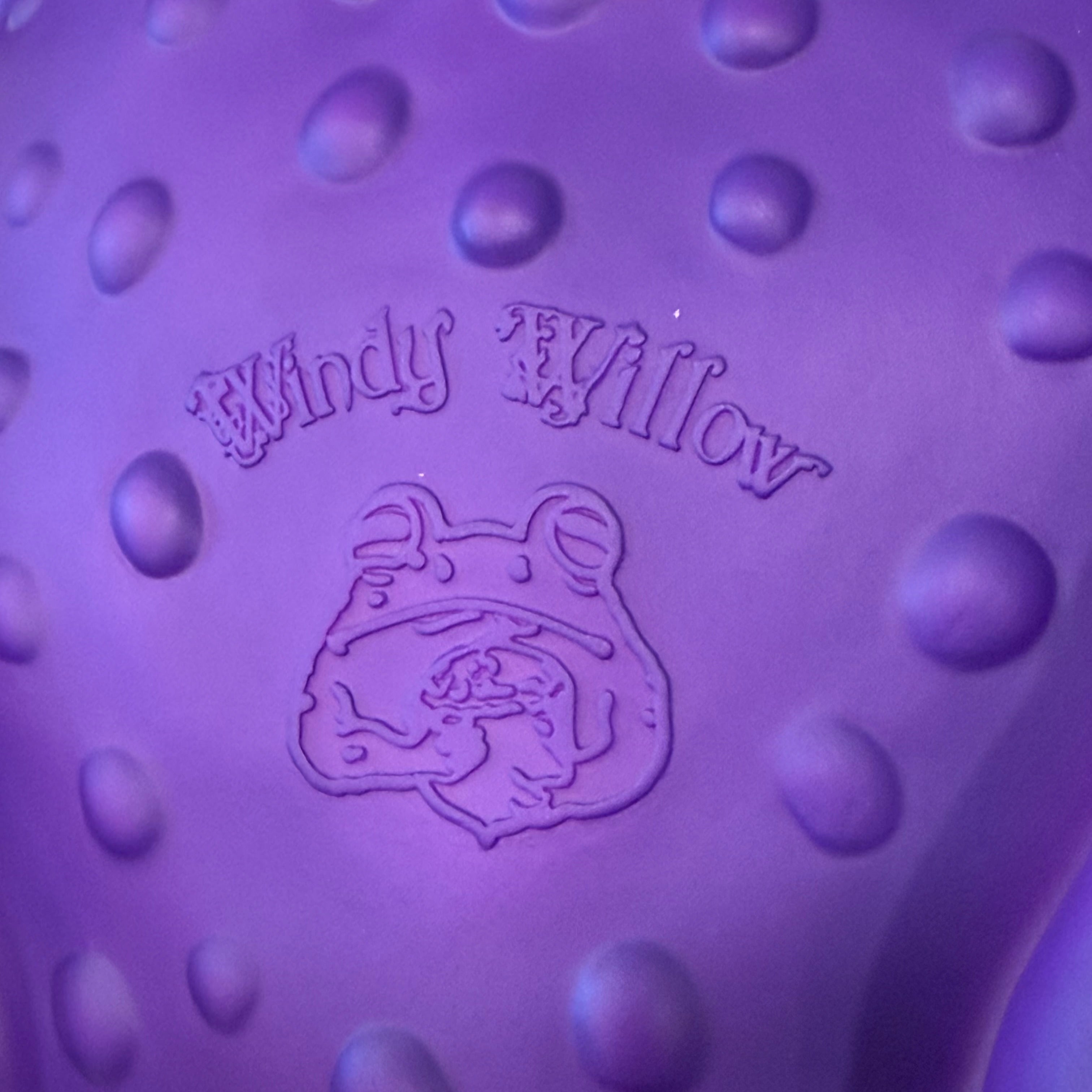 Dark Purple Toad Bag - Glow Eyes