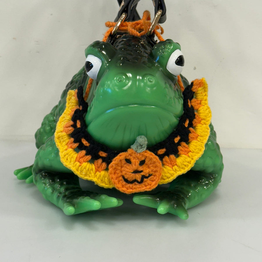 Crochet Pumpkin Collar