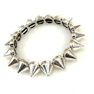 Silver Spike Necklace For Snail