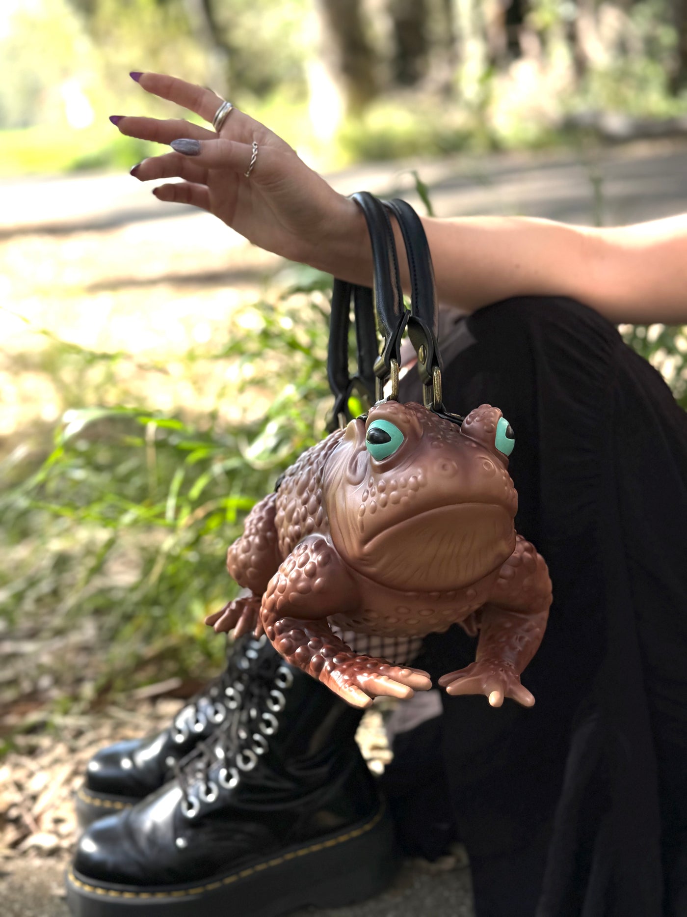 Tan Toad Bag