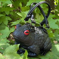 Black Toad Bag - Red Eyes Gunmetal Hardware