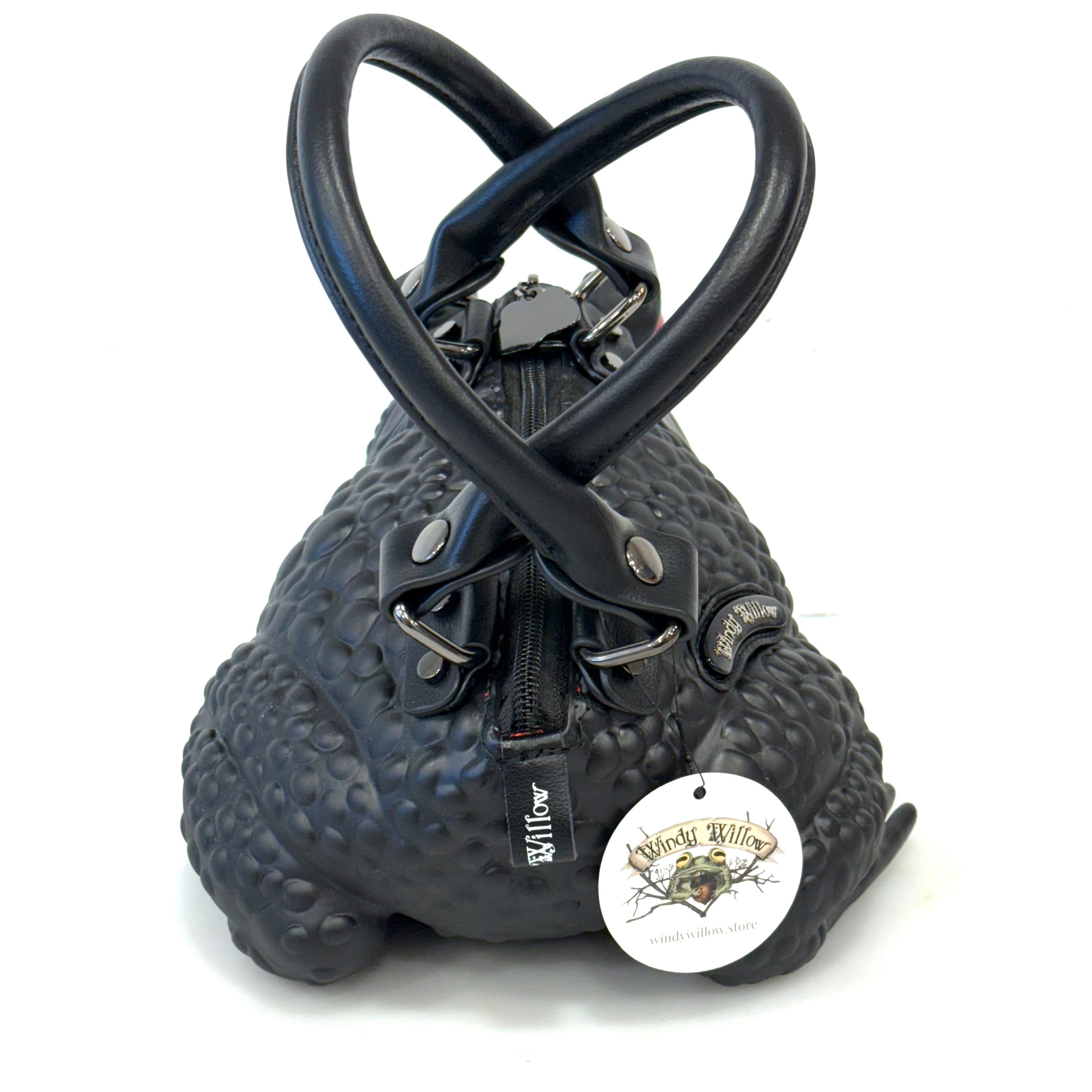 Black Toad Bag - Red Eyes Gunmetal Hardware