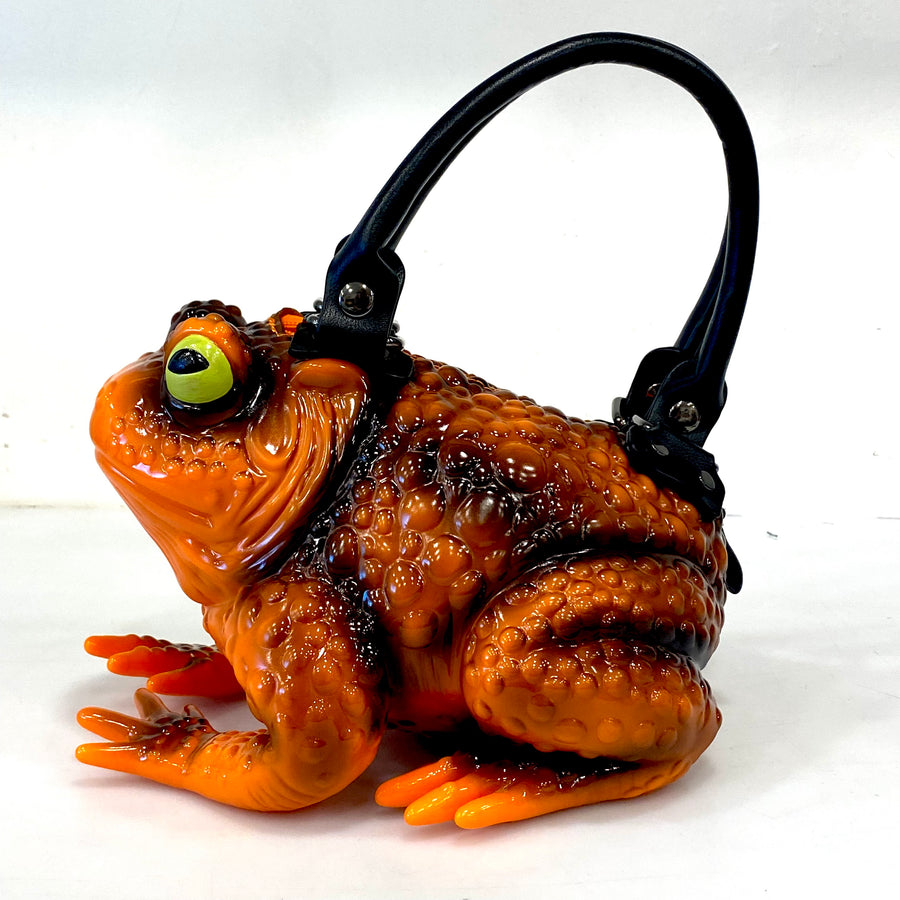 PREORDER Glossy Orange Toad Bag