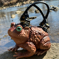 Tan Toad Bag