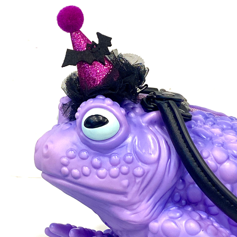 Purple Batty Party Hat