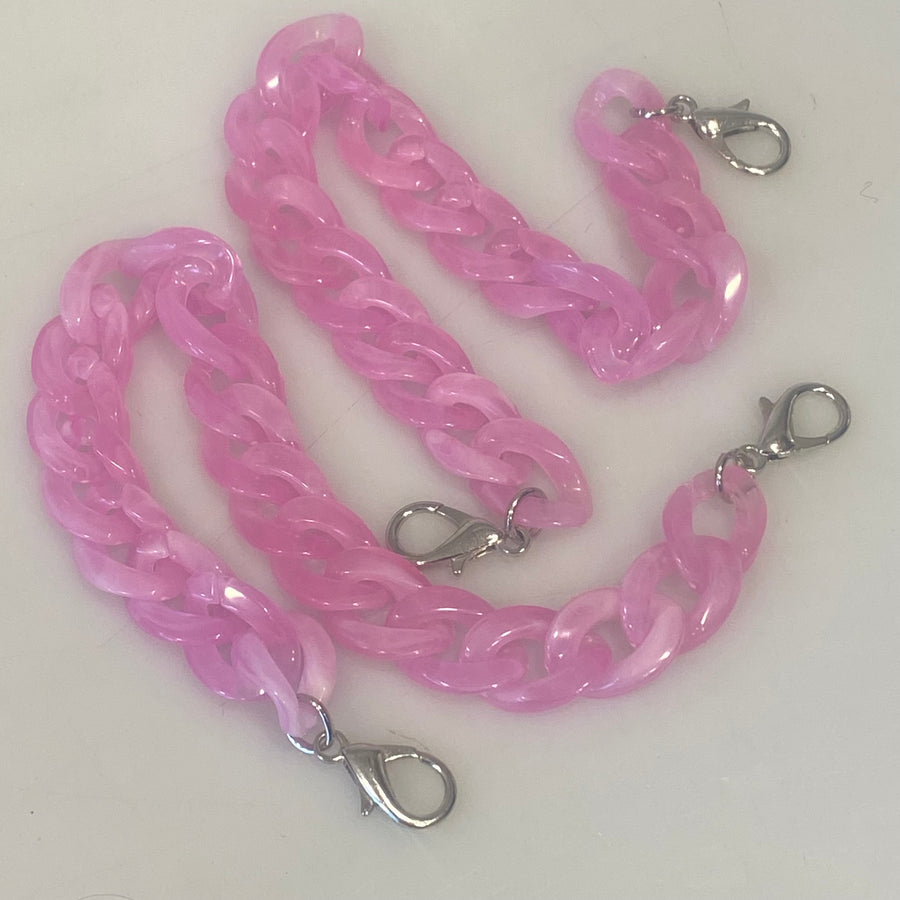 Pink Chain Handles