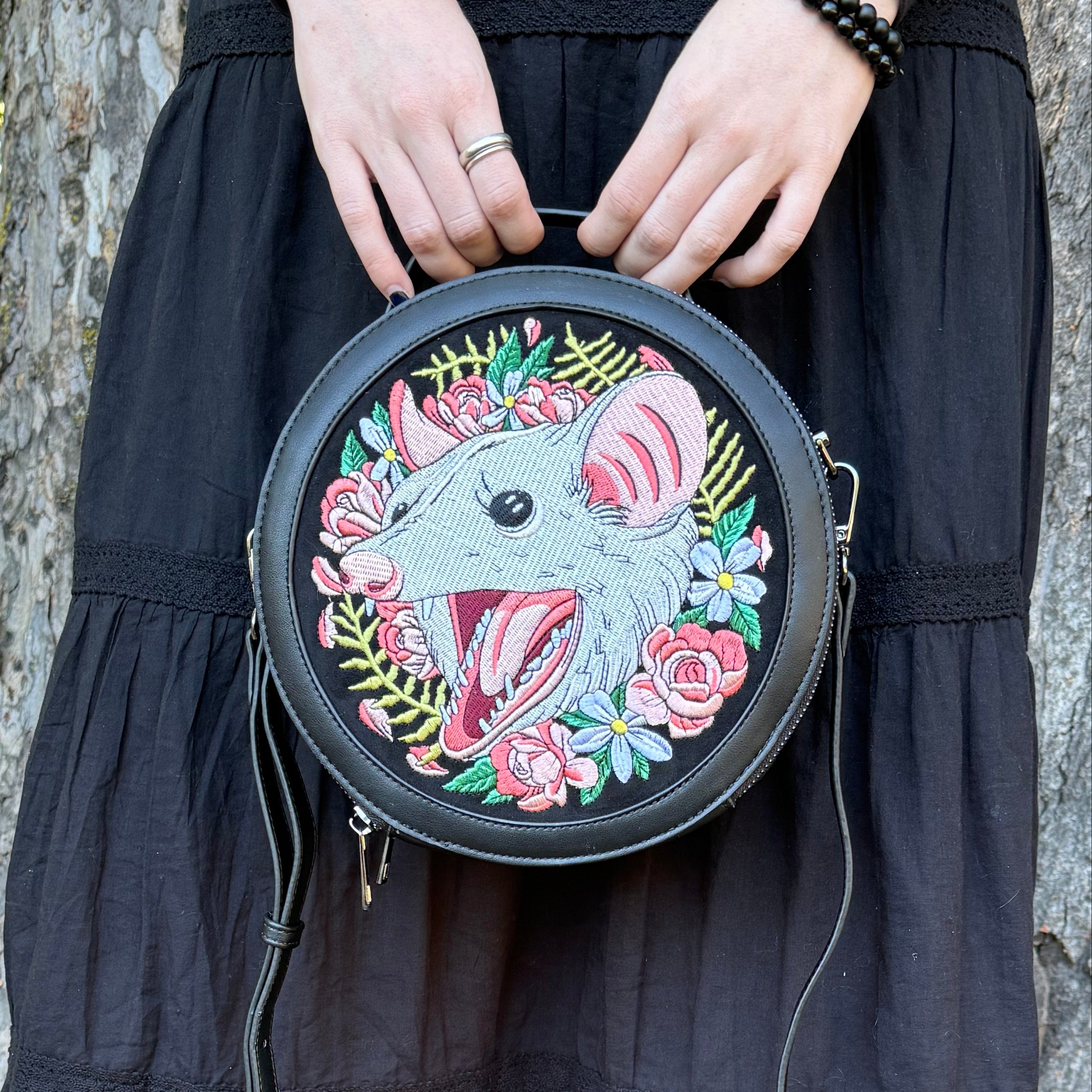 Opossum Black Bag