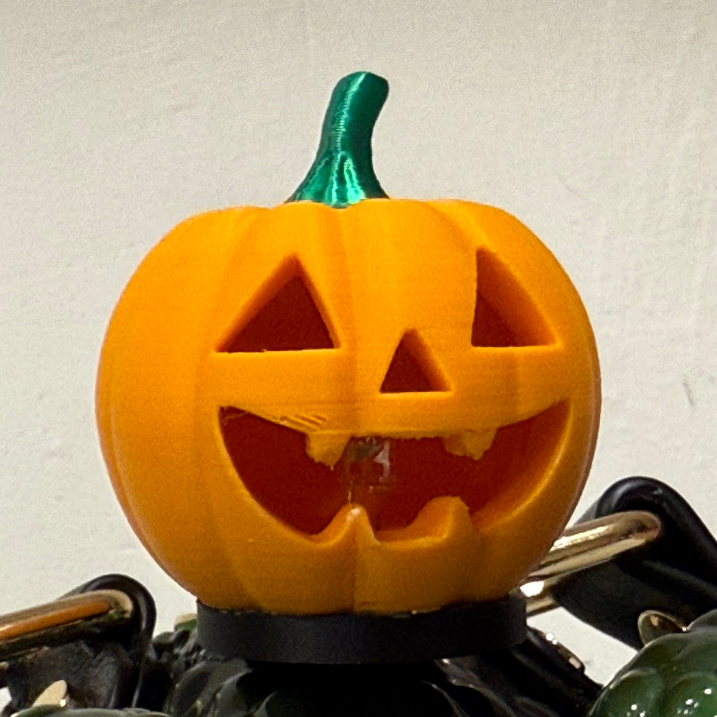 Jack o Lantern Light Up Clip