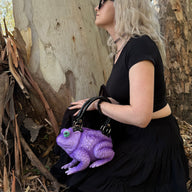 Lilac Toad Bag - Glow Eyes