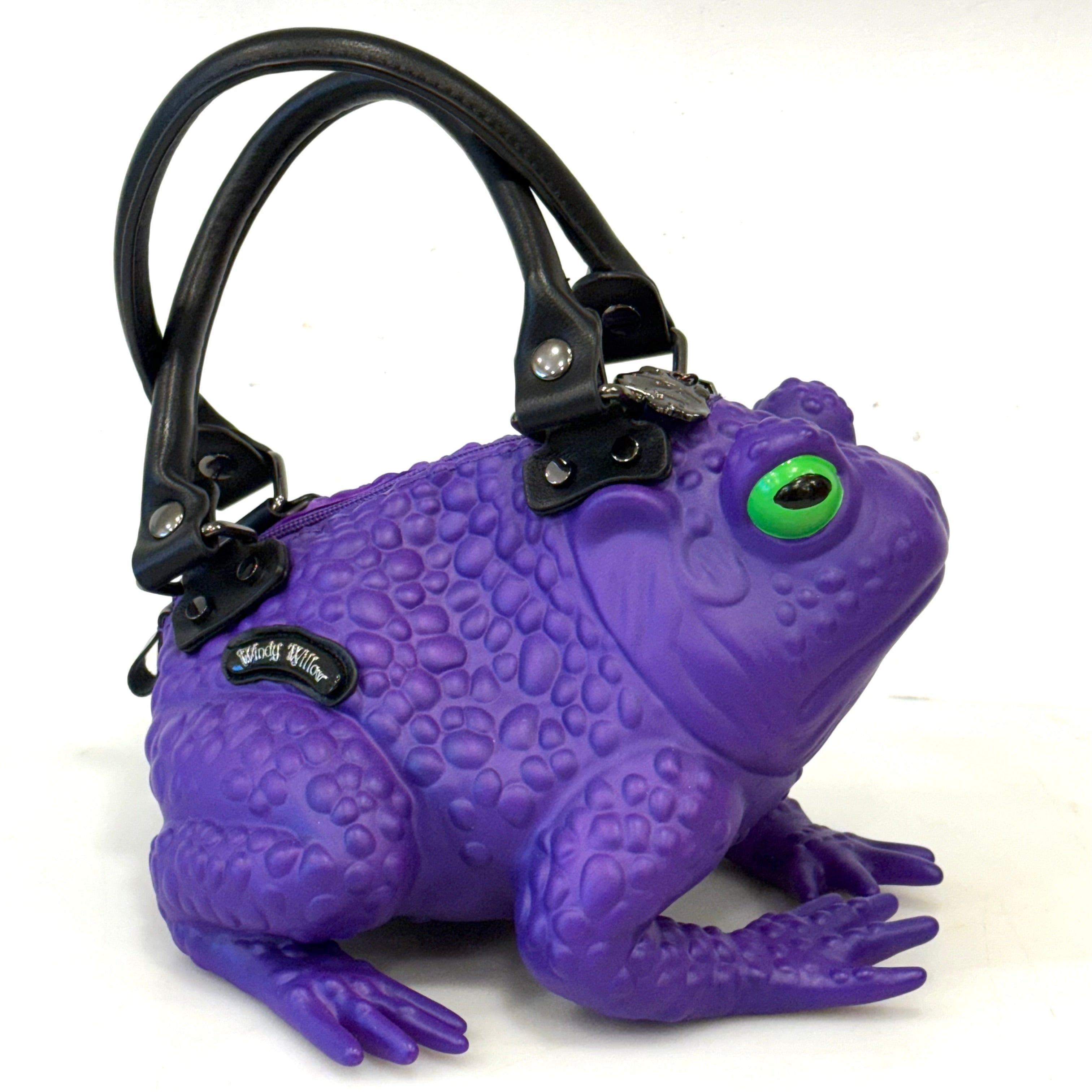 Dark Purple Toad Bag - Glow Eyes