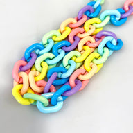 Long Chain Pastel Rainbow