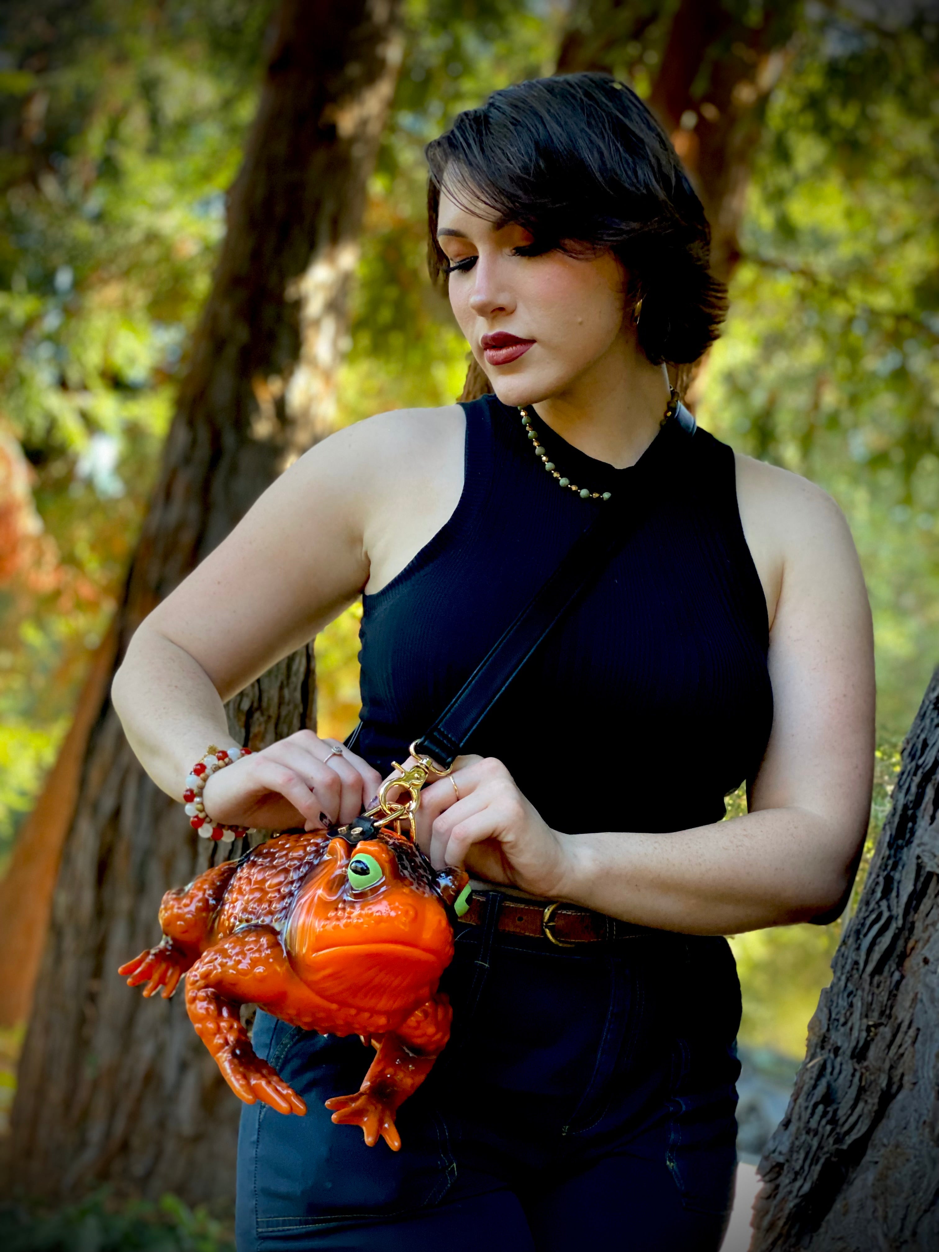 Orange Toad Bag