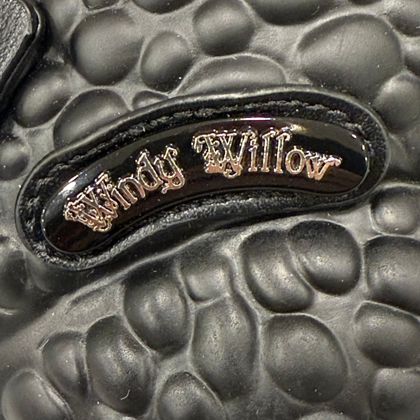 Black Toad Bag- White Glow Eyes