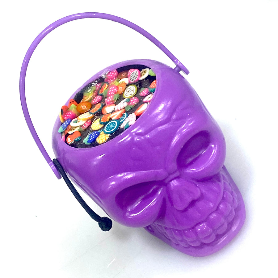 Purple Skull Mini Candy Bucket