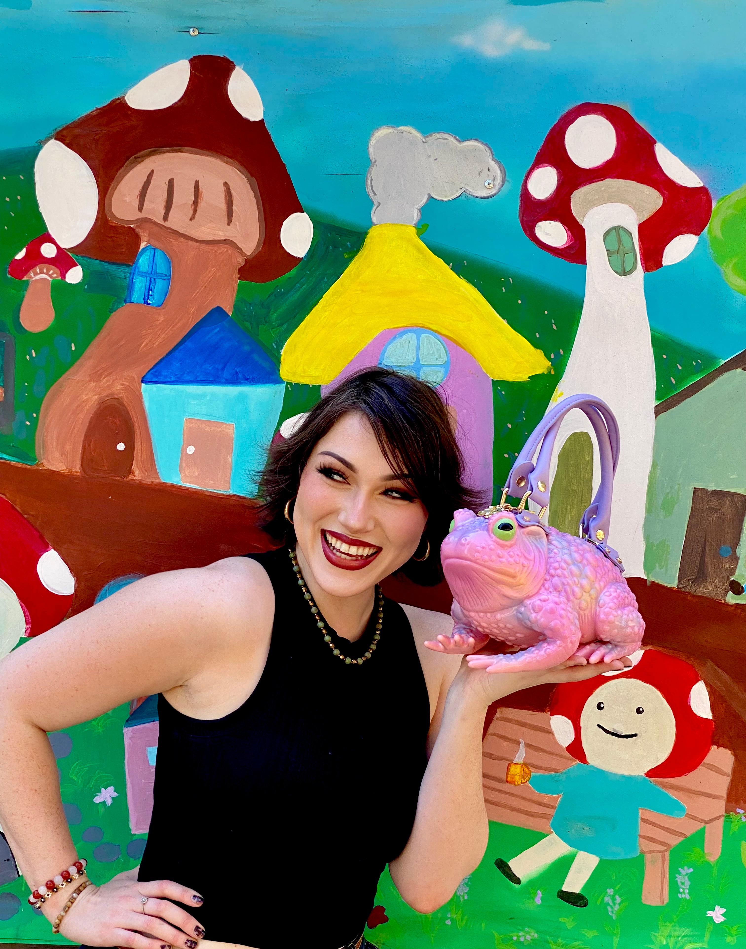 Sold Out! Sign Up For Restock Notifications! Pink Toad Bag