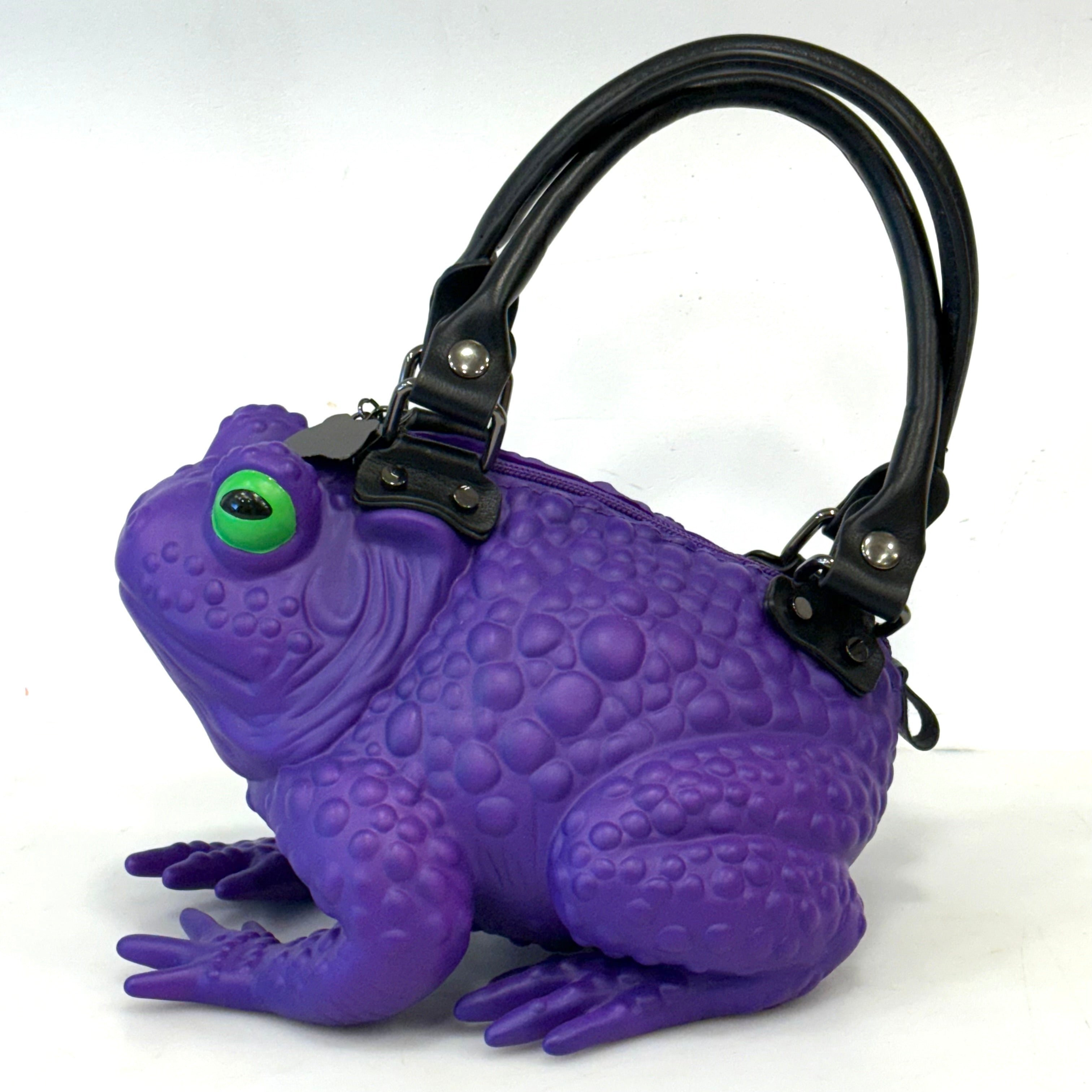 Dark Purple Toad Bag - Glow Eyes