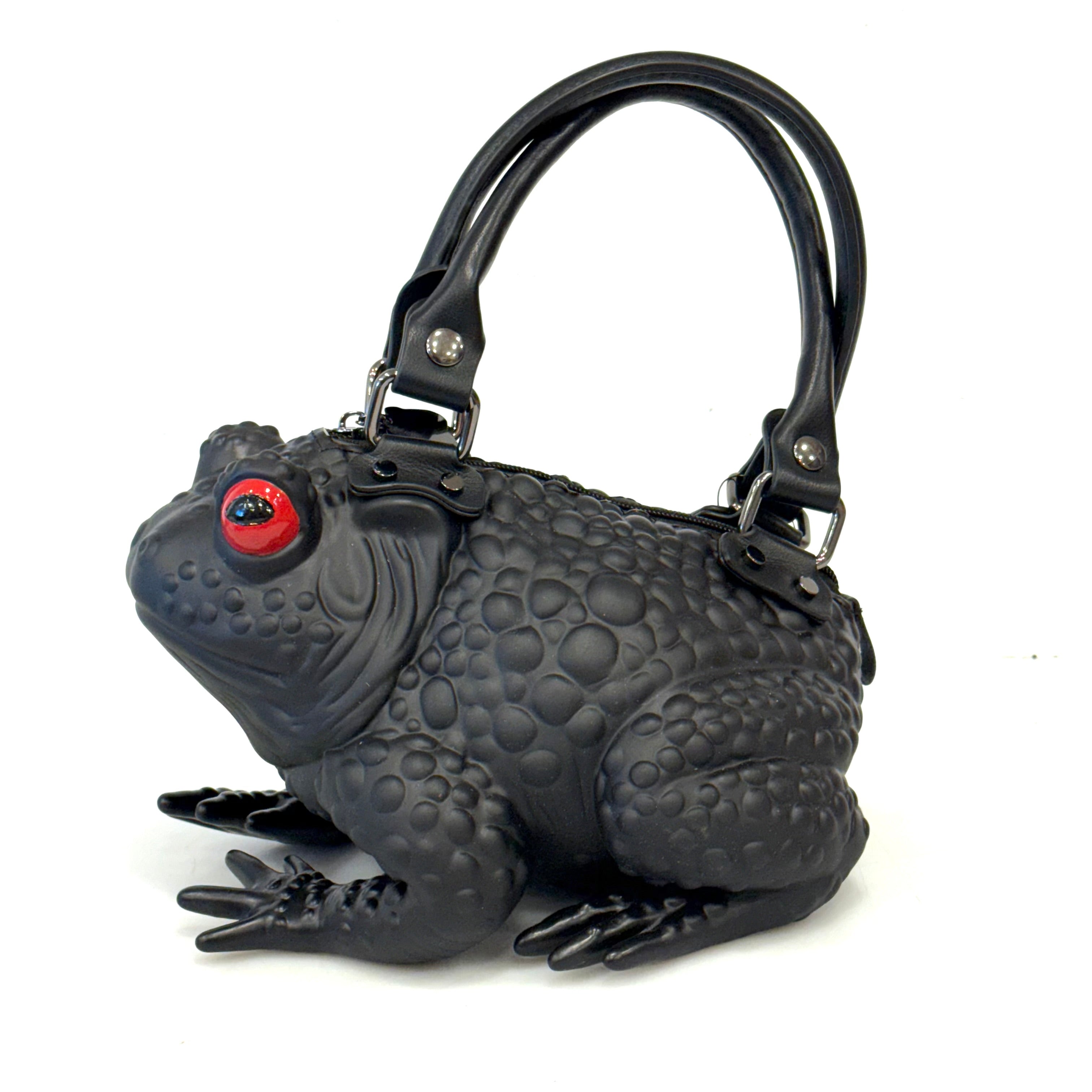 Black Toad Bag - Red Eyes Gunmetal Hardware