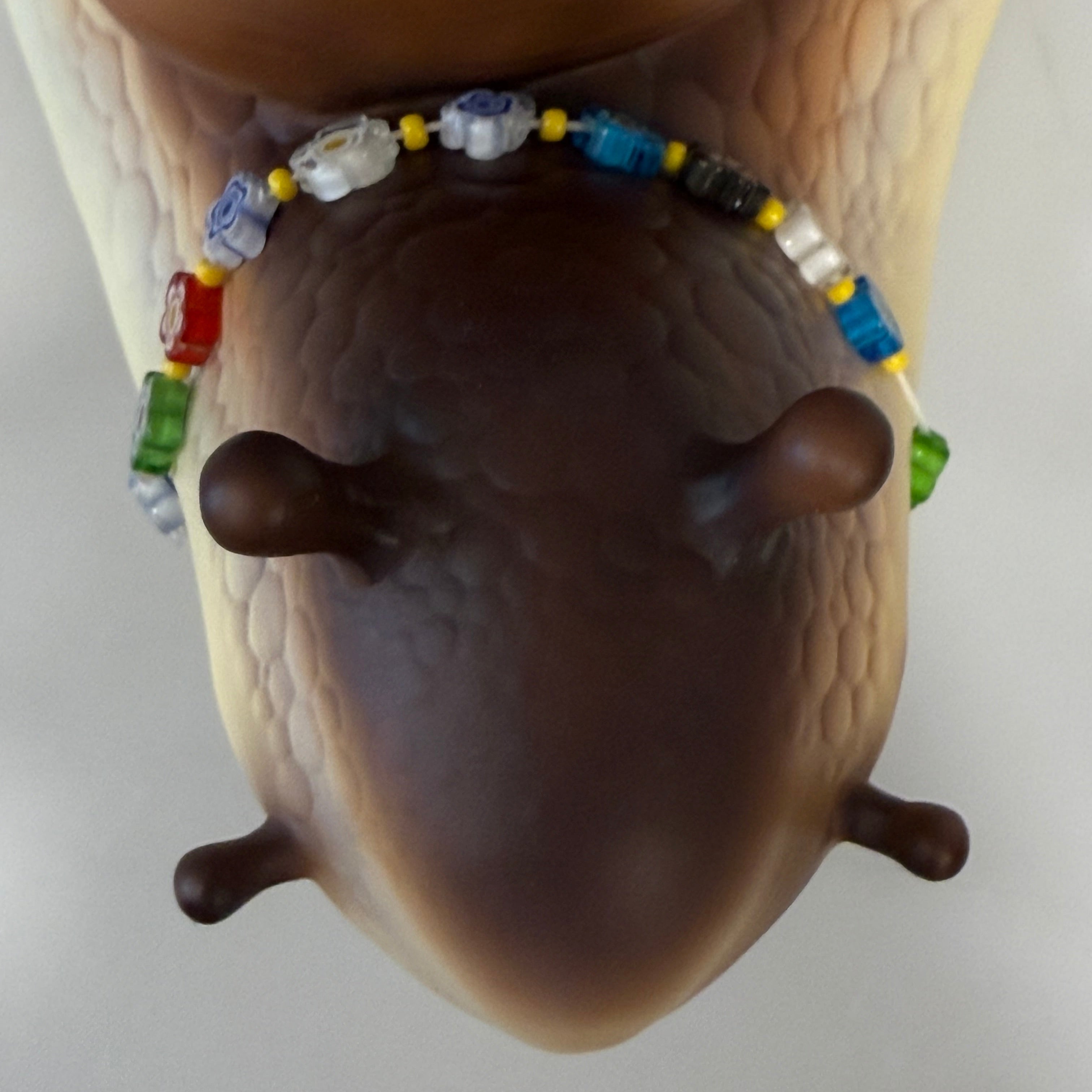 Flower Bead Necklace For Snail