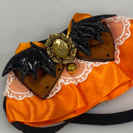 Orange Bat Wing Collar